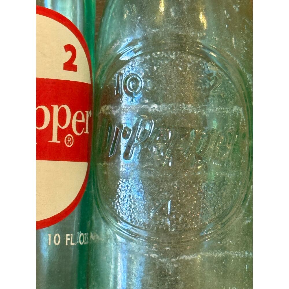 Vintage Dr. Pepper Glass Bottles Set of 3 Collectible - Picture 3 of 6